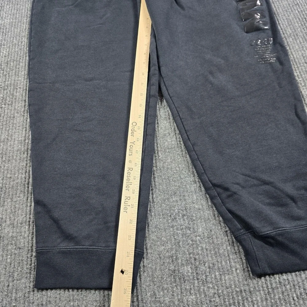 Nike Air Jordan Pants Mens XL Black Fleece Jogger Cuffed Elastic Waist Pockets